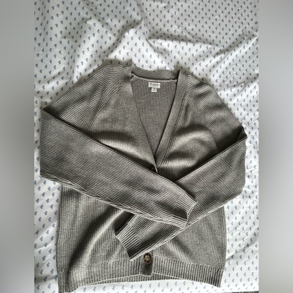 J. Crew Heather Gray Women's Cardigan